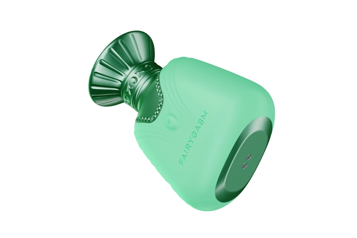 Vibrator Perfumgasm Bliss FairyGasm, 9 Moduri Licking, Silicon, USB, Verde, #6, Erotic24.ro