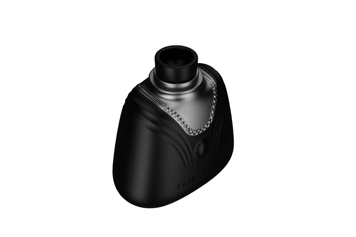 Vibrator Perfumgasm Desire FairyGasm, 9 Moduri Suctiune, Silicon, USB, Negru, #2, Erotic24.ro