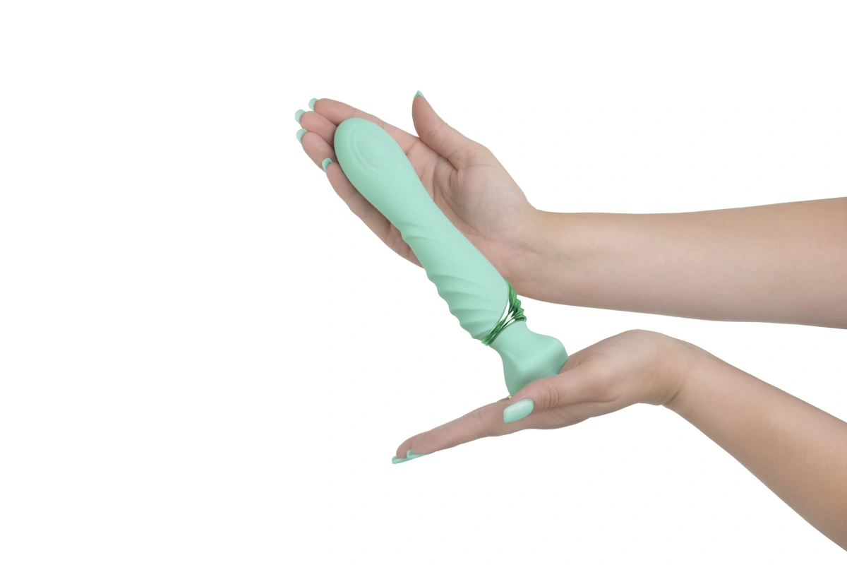 Vibrator Mermaids Extasy FairyGasm, 6 Moduri Vibratii, 6 Moduri Tapare, Silicon, USB, Verde, #3, Erotic24.ro