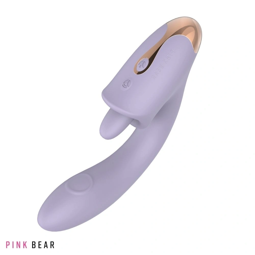 Vibrator Zenya, 9 Moduri Tapare, 9 Moduri Licking, Silicon, USB Magnetic, Lila, 18.1 cm, #1, Erotic24.ro