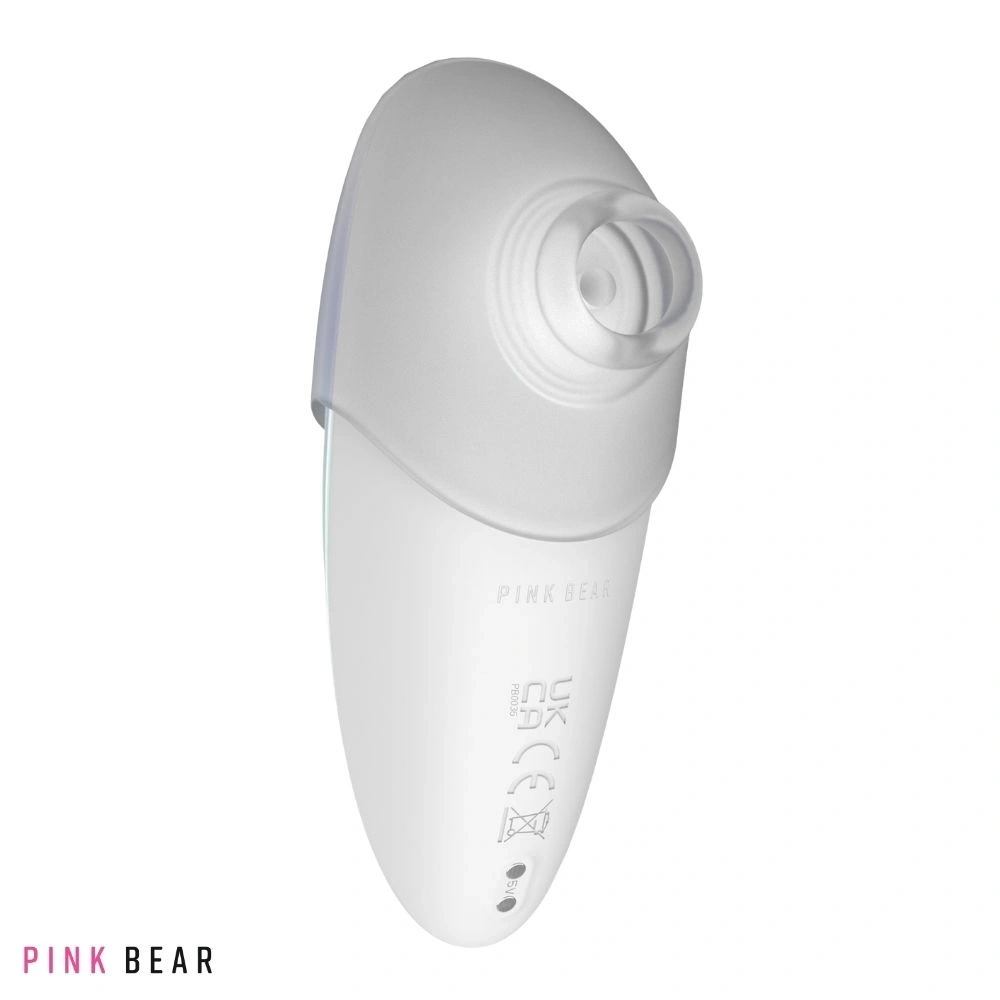 Stimulator Snugglee, 9 Moduri Suctiune, 9 Moduri Vibratii, Silicon, USB Magnetic, Alb, 12.2 cm, #1, Erotic24.ro