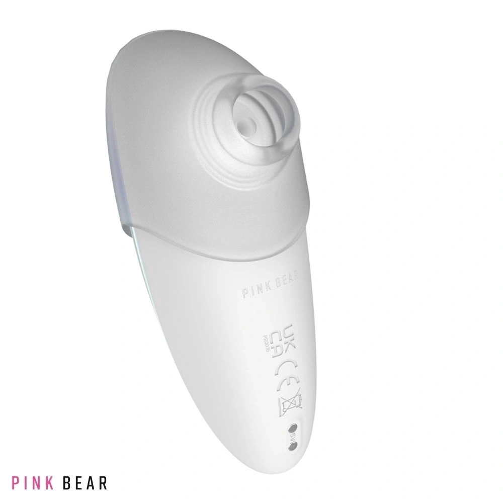 Stimulator Snugglee, 9 Moduri Suctiune, 9 Moduri Vibratii, Silicon, USB Magnetic, Alb, 12.2 cm, #2, Erotic24.ro