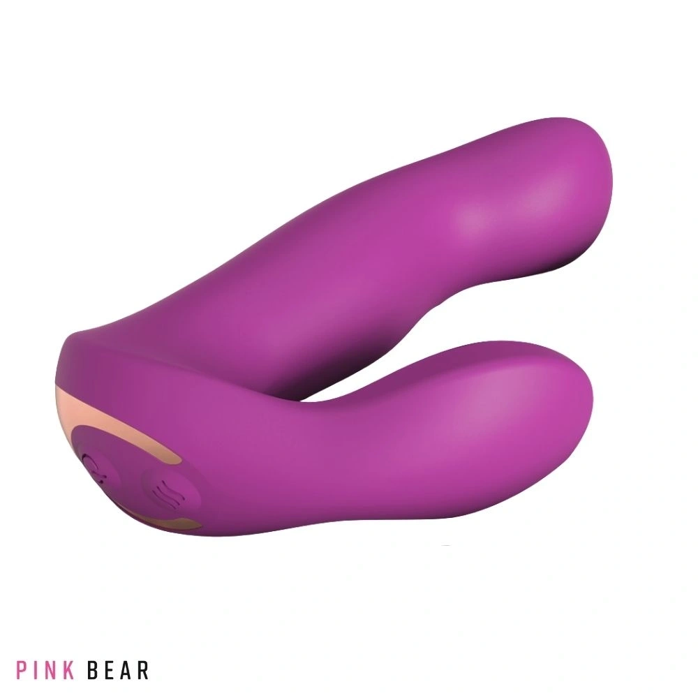 Vibrator Caress, 9 Moduri Vibratii, Silicon, USB, Mov, 11.6 cm, #4, Erotic24.ro