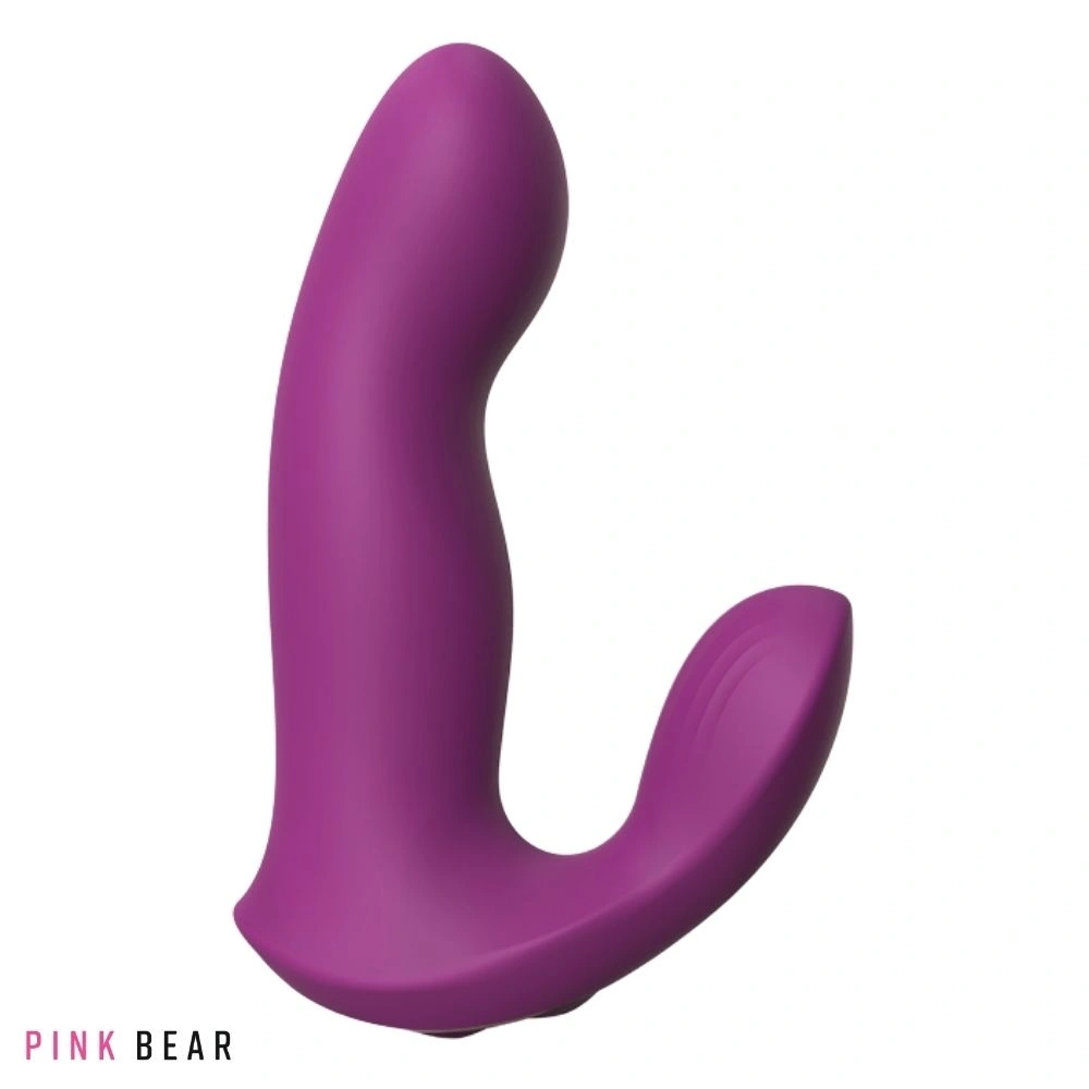 Vibrator Caress, 9 Moduri Vibratii, Silicon, USB, Mov, 11.6 cm, #2, Erotic24.ro