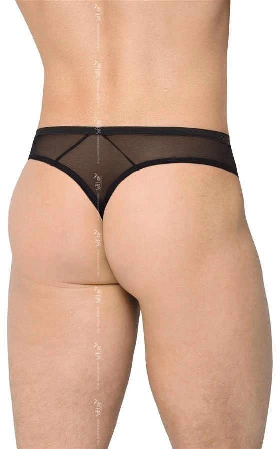 Bikini Tanga Barbati din Plasa Roz, M/L, #2, Erotic24.ro