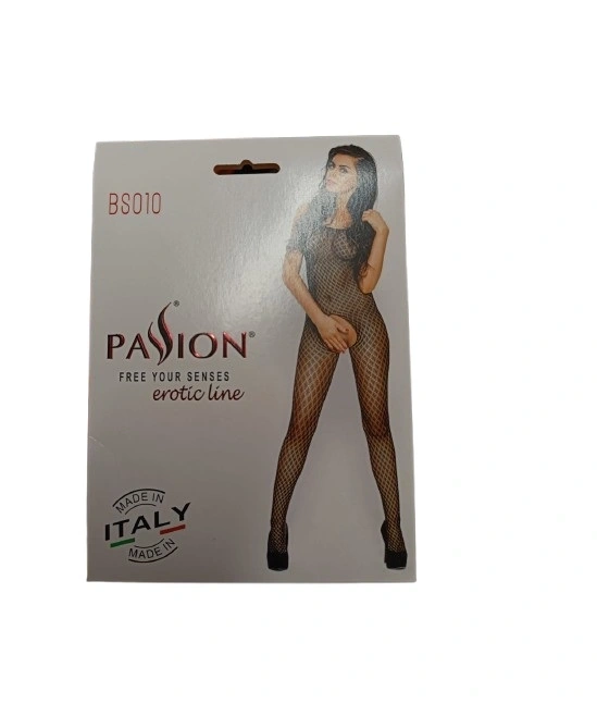Catsuit Crotchless, Negru, S-L, #3, Erotic24.ro