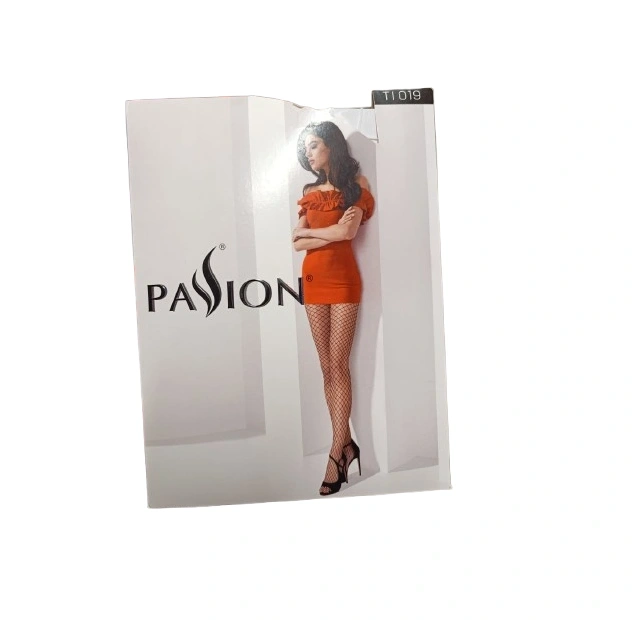 Ciorapi Cabaret Plasa Fishnet, Bej, L/XL, Nr. 3, Erotic24.ro