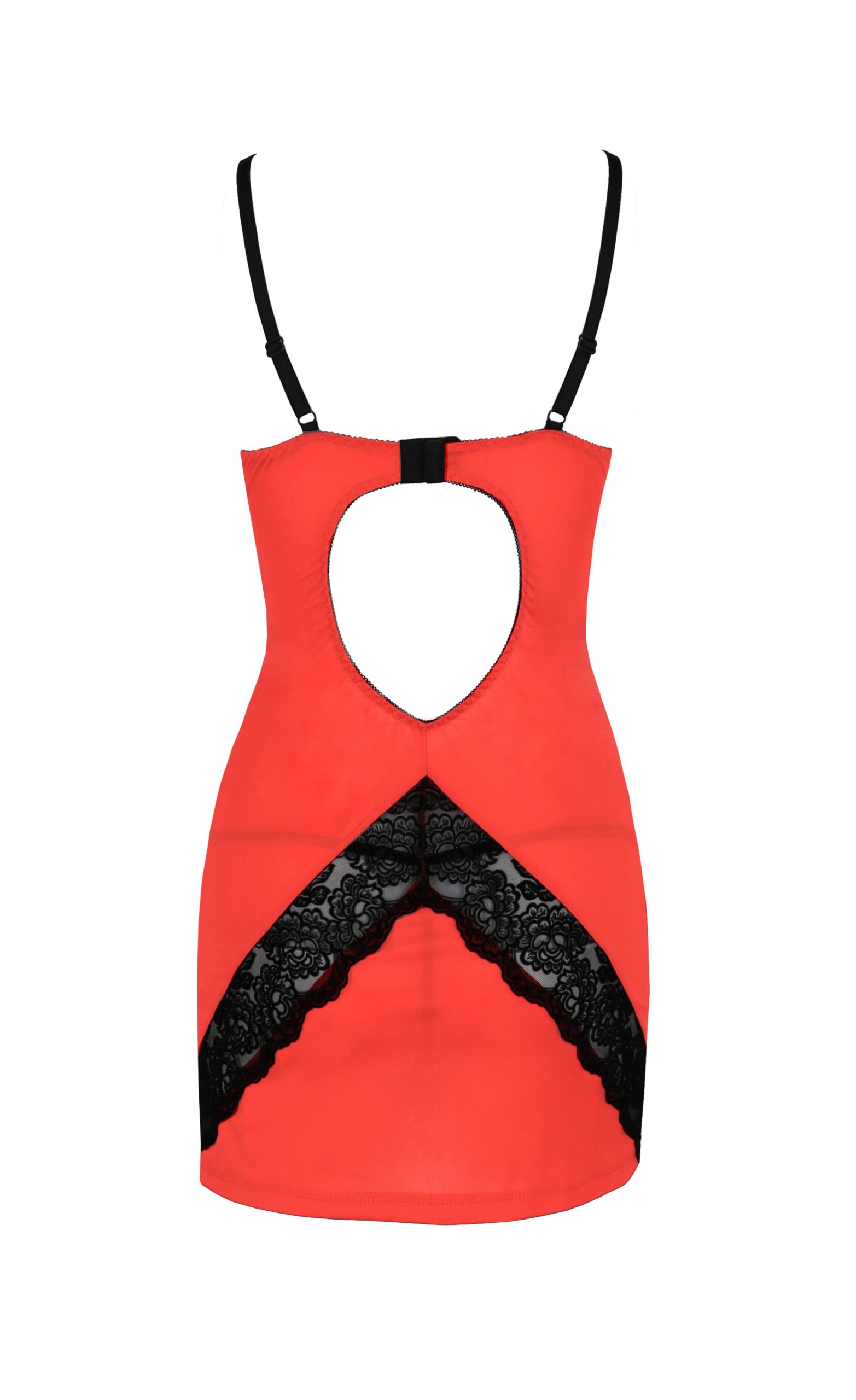 Rochie Polina, Rosu/Negru, S/M, Nr. 5, Erotic24.ro