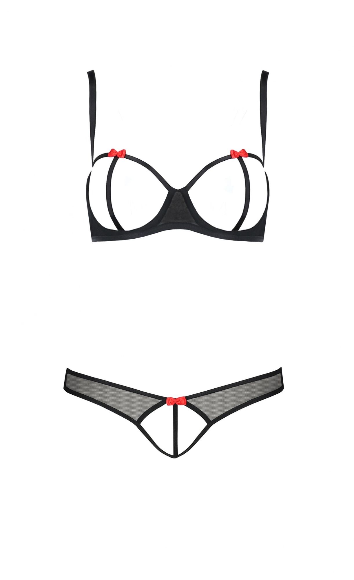 Set 2 Piese Heidi, Negru, S/M, #3, Erotic24.ro