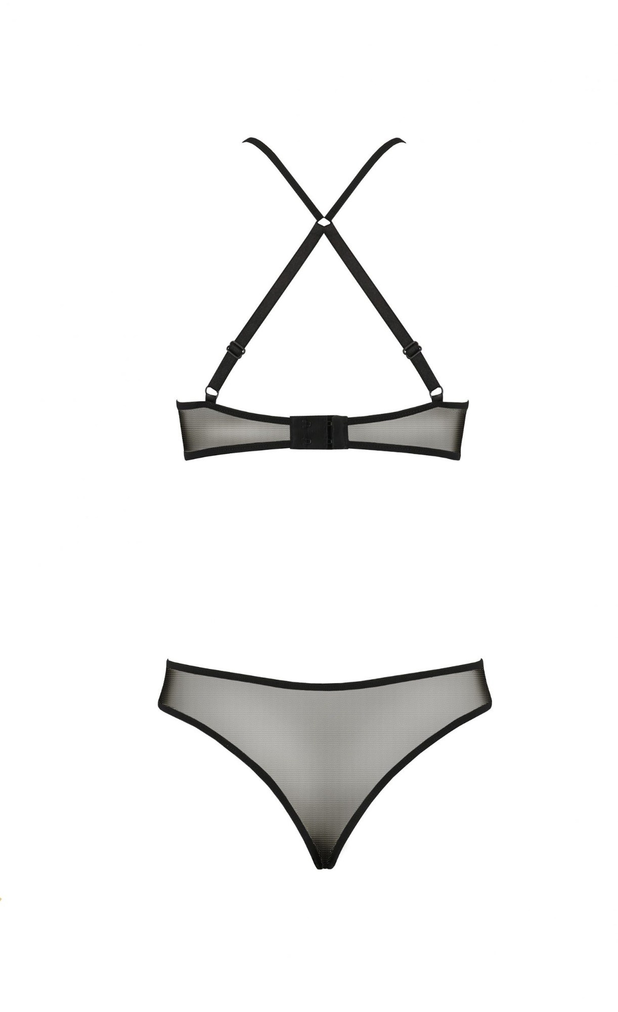 Set Lenjerie Azalia, Negru, S/M, #4, Erotic24.ro