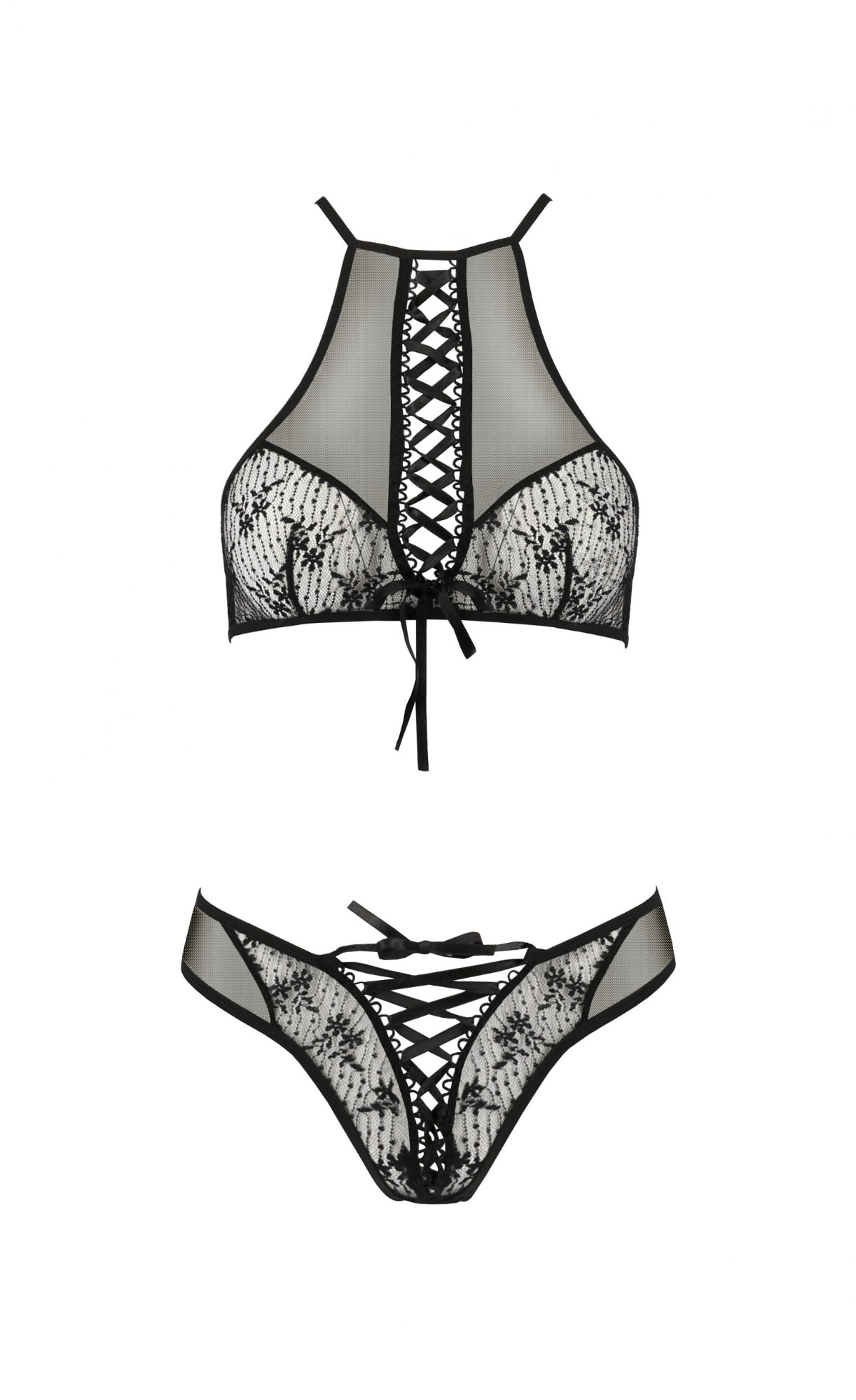 Set Lenjerie Azalia, Negru, S/M, #3, Erotic24.ro