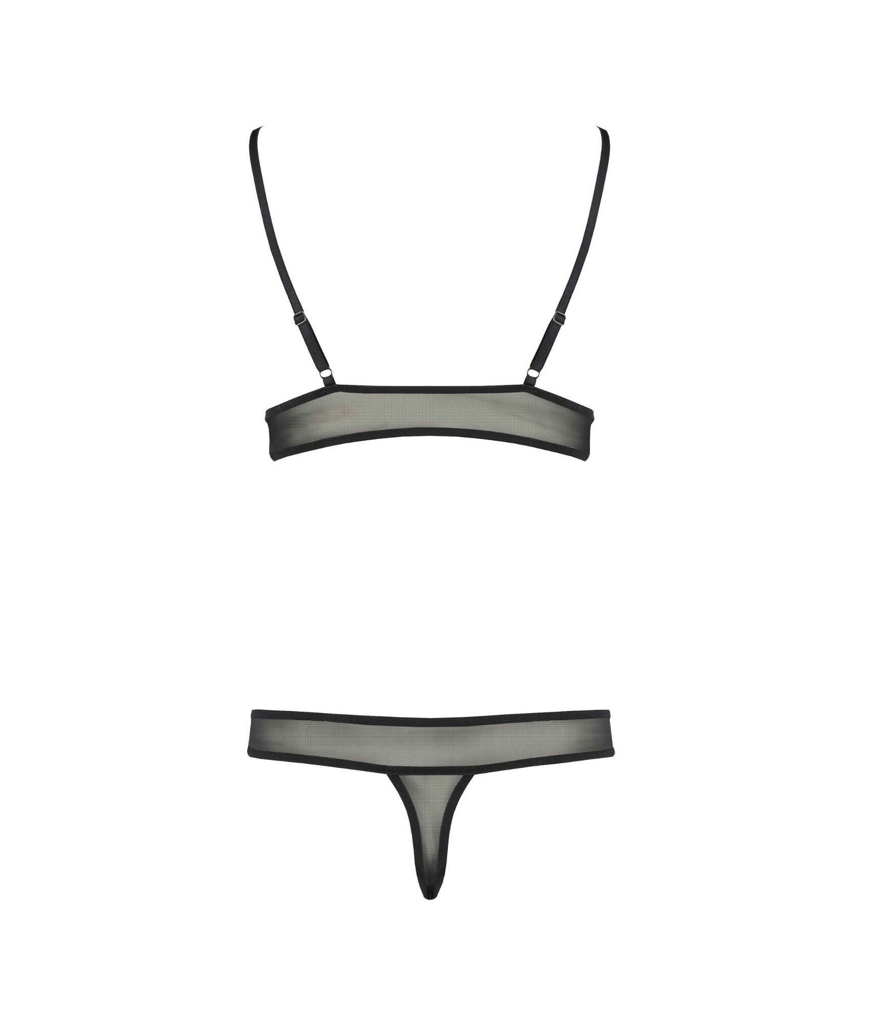 Set Lenjerie ERZA, Negru, S/M, #4, Erotic24.ro