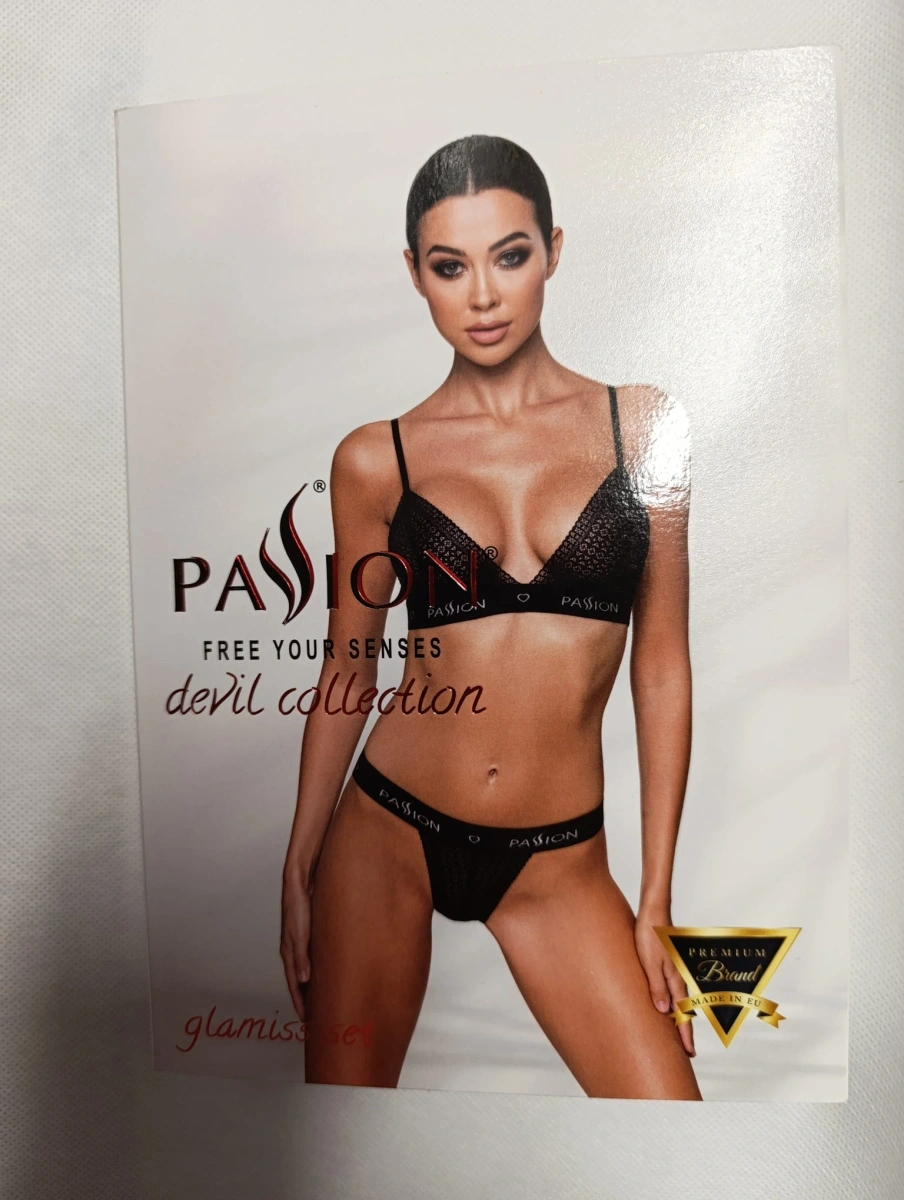 Set Lenjerie Glamiss din Dantela, Negru, L/XL, #4, Erotic24.ro