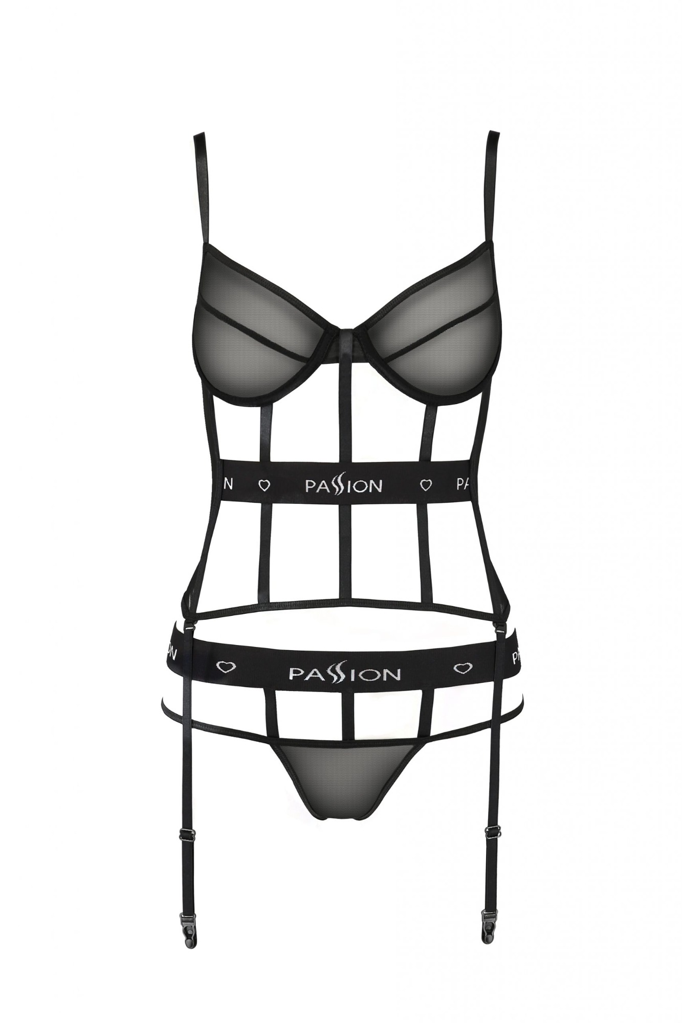 Set 2 Piese Kyouka, Negru, S/M, Nr. 3, Erotic24.ro