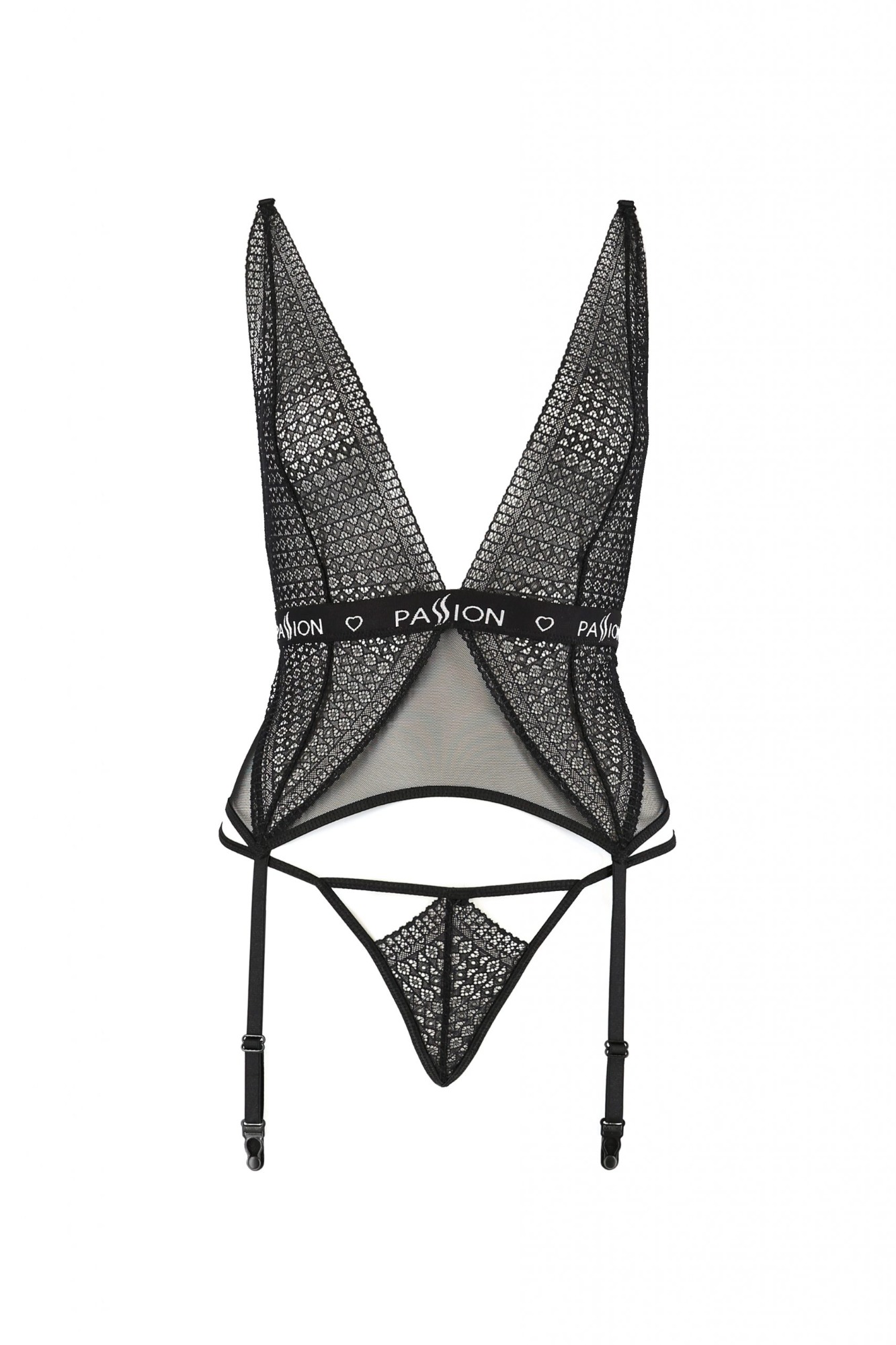 Set 2 Piese Mirajane, Negru, S/M, #3, Erotic24.ro