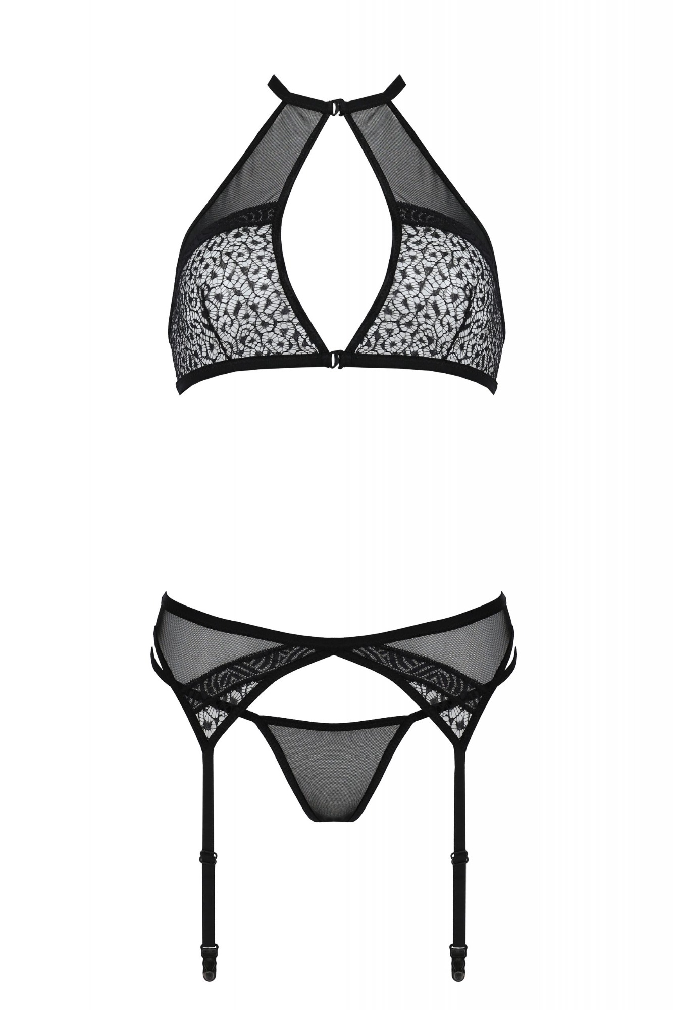 Set 3 Piese Satara, Negru, L/XL , #3, Erotic24.ro