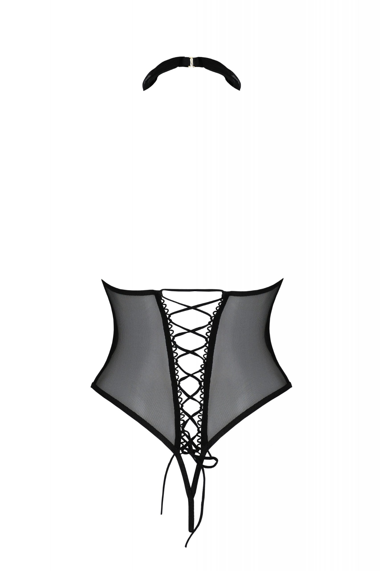 Body Dominica, Bej/Negru, L/XL, #4, Erotic24.ro