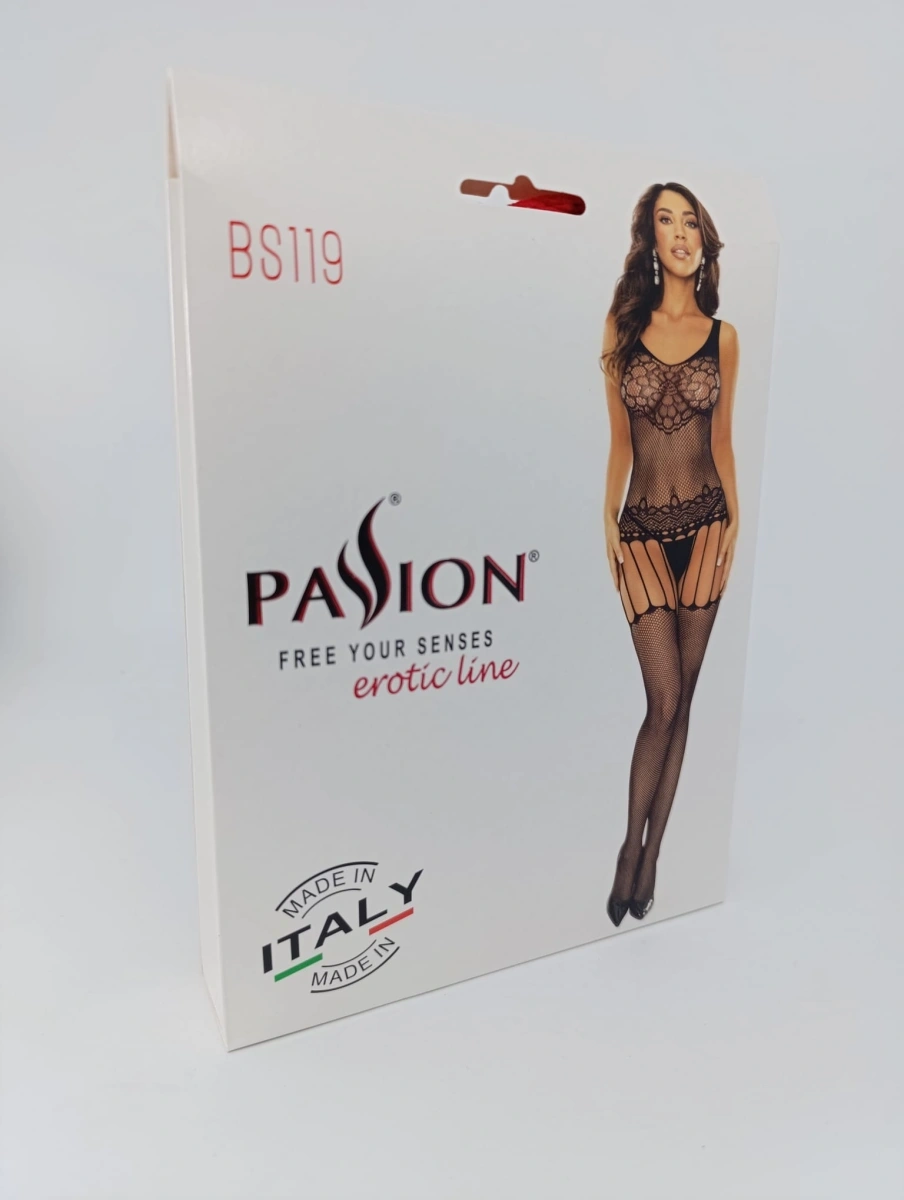Bodystocking Seducator Model Portjartier, Rosu, S-L, Nr. 3, Erotic24.ro