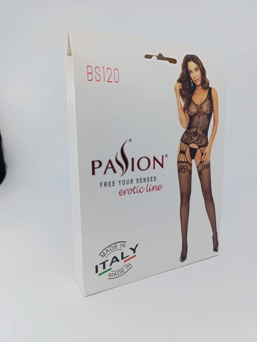 Bodystocking Crotchless Sexy Fit, Rosu, S-L, #3, Erotic24.ro
