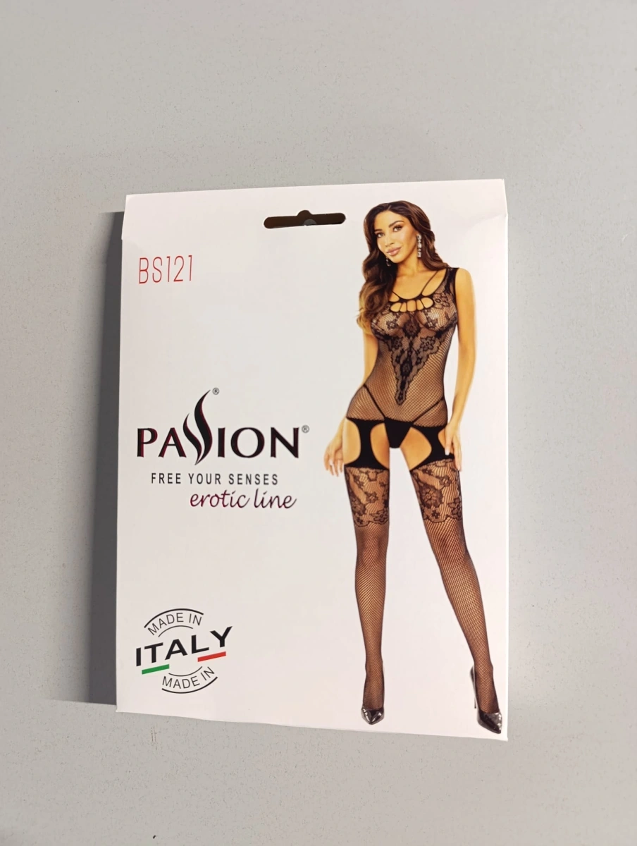 Bodystocking Sexy Model Portjartier, Negru, S-L, Nr. 3, Erotic24.ro