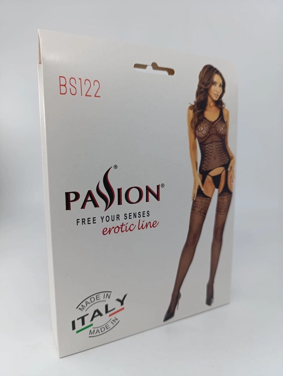Bodystocking Provocator, Model Portjartier, Rosu, S-L, Nr. 3, Erotic24.ro