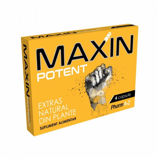 4 Capsule Maxin Potent Extras din Plante, #1, Erotic24.ro