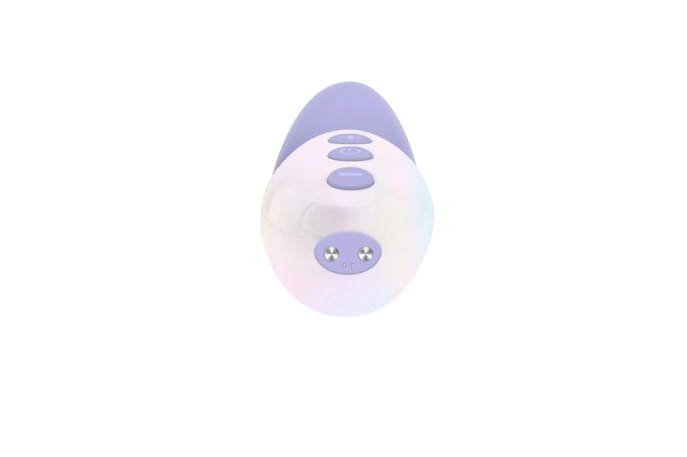 Vibrator NOX Lana 10 Moduri Vibratii, Silicon, USB Magentic, Mov, 19.8 cm, #6, Erotic24.ro