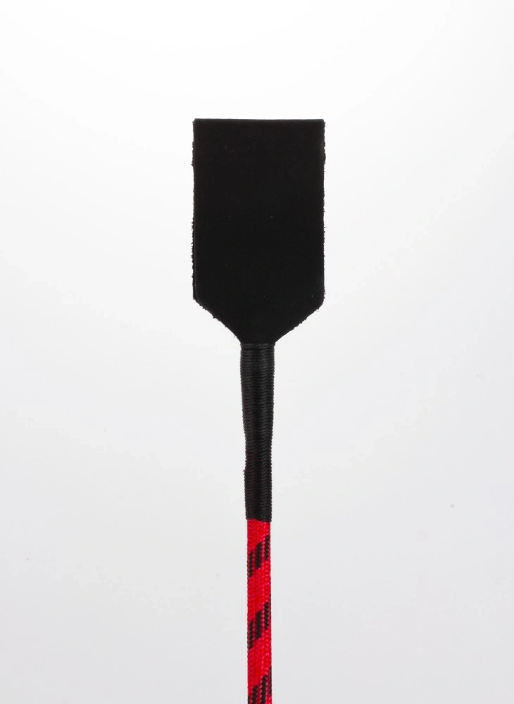 Cravasa Devil Sticks Slapper Crop din Piele Naturala, Rosu/Negru, 71 cm, #4, Erotic24.ro