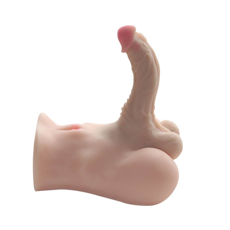 Masturbator cu Penis Flexibil si Anus Natural, 2.75 kg, #3, Erotic24.ro