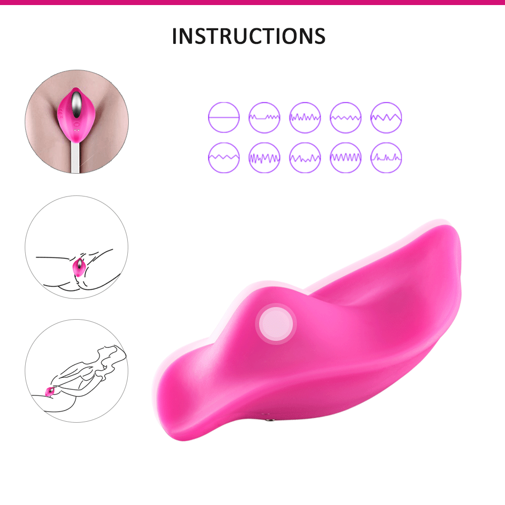 Vibrator Panty Vera Remote Control 12 Moduri Vibratii Silicon USB Roz Mokko Toys, #8, Erotic24.ro