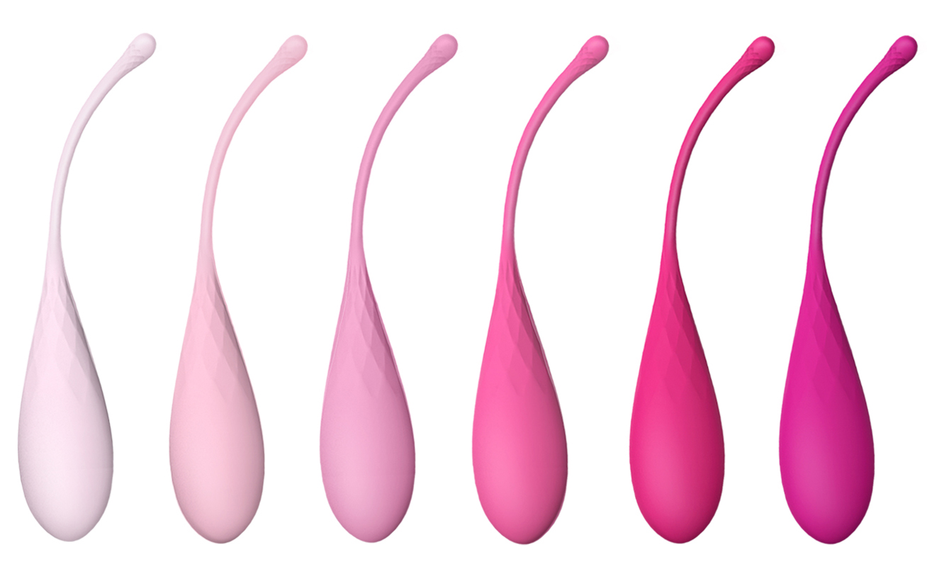 Set 6 Bile Love Drops Kegel Kit, Silicon, Multicolor, Mokko Toys, #2, Erotic24.ro