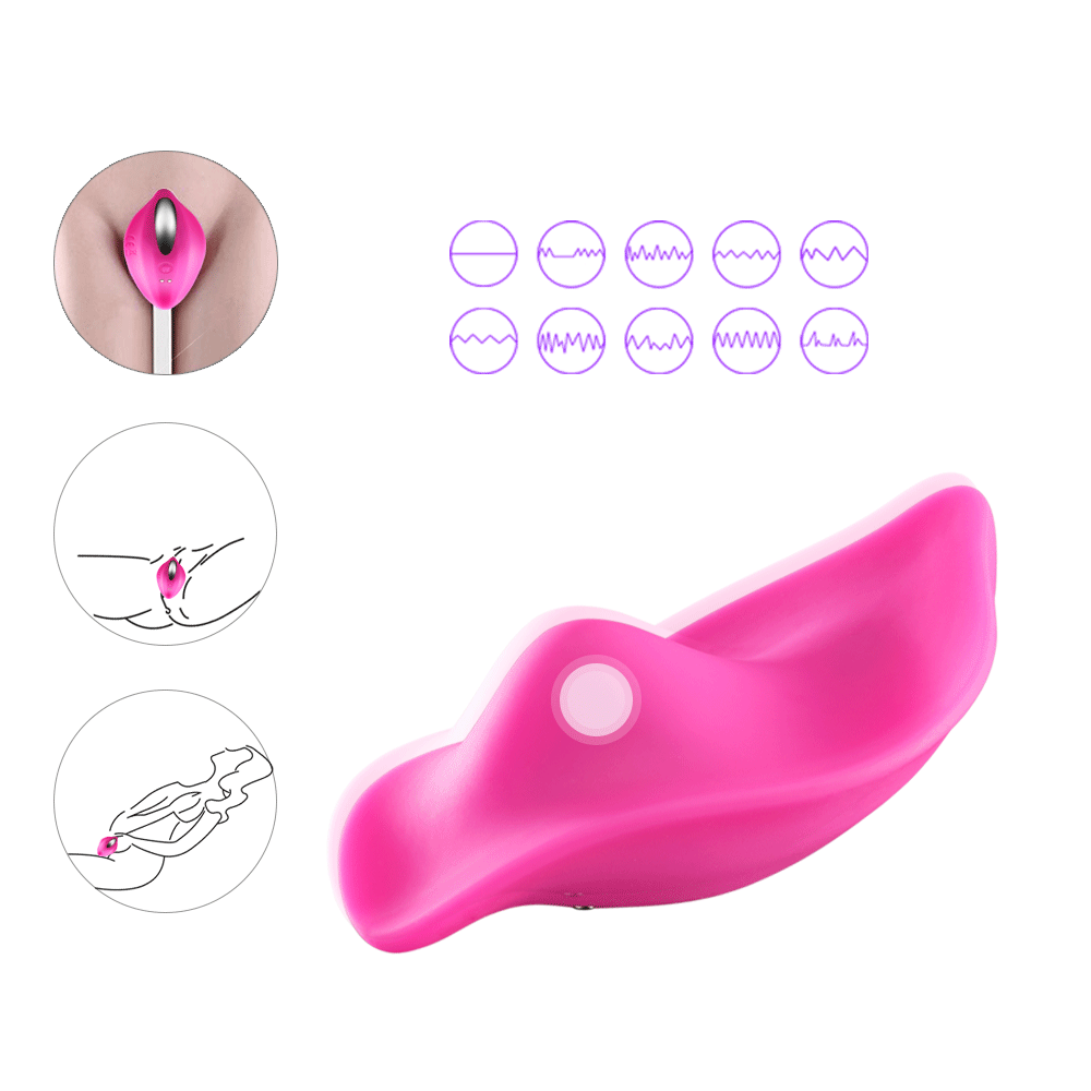 Vibrator Panty Vera Remote Control 12 Moduri Vibratii Silicon USB Roz Mokko Toys, #7, Erotic24.ro