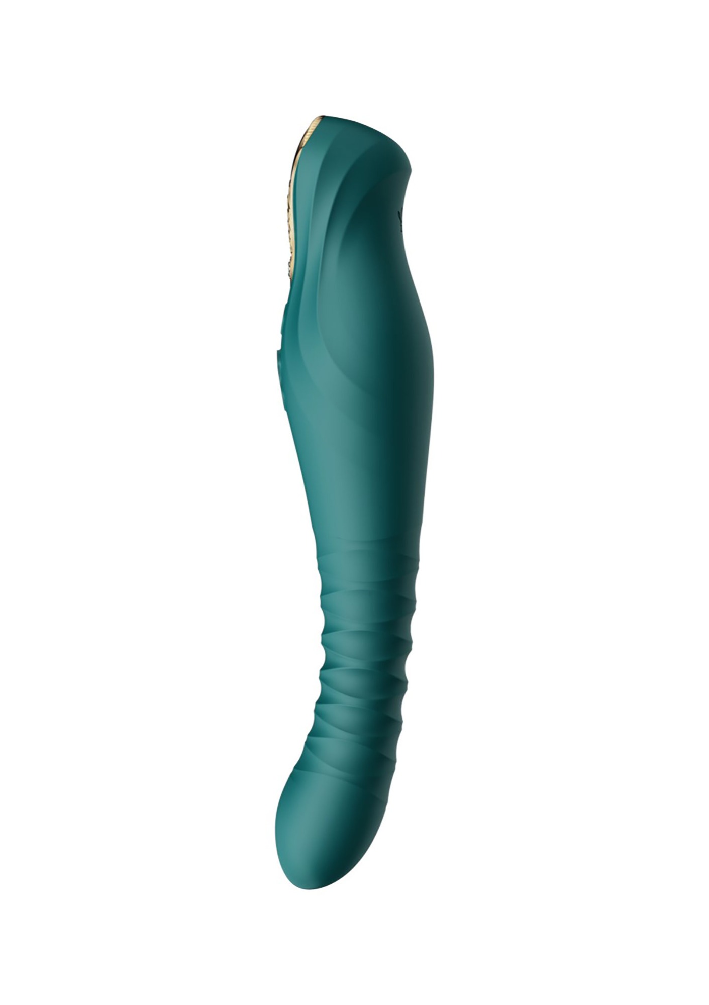 Vibrator King Thruster Bluetooth App Control Silicon Lichid Verde, Nr. 3, Erotic24.ro