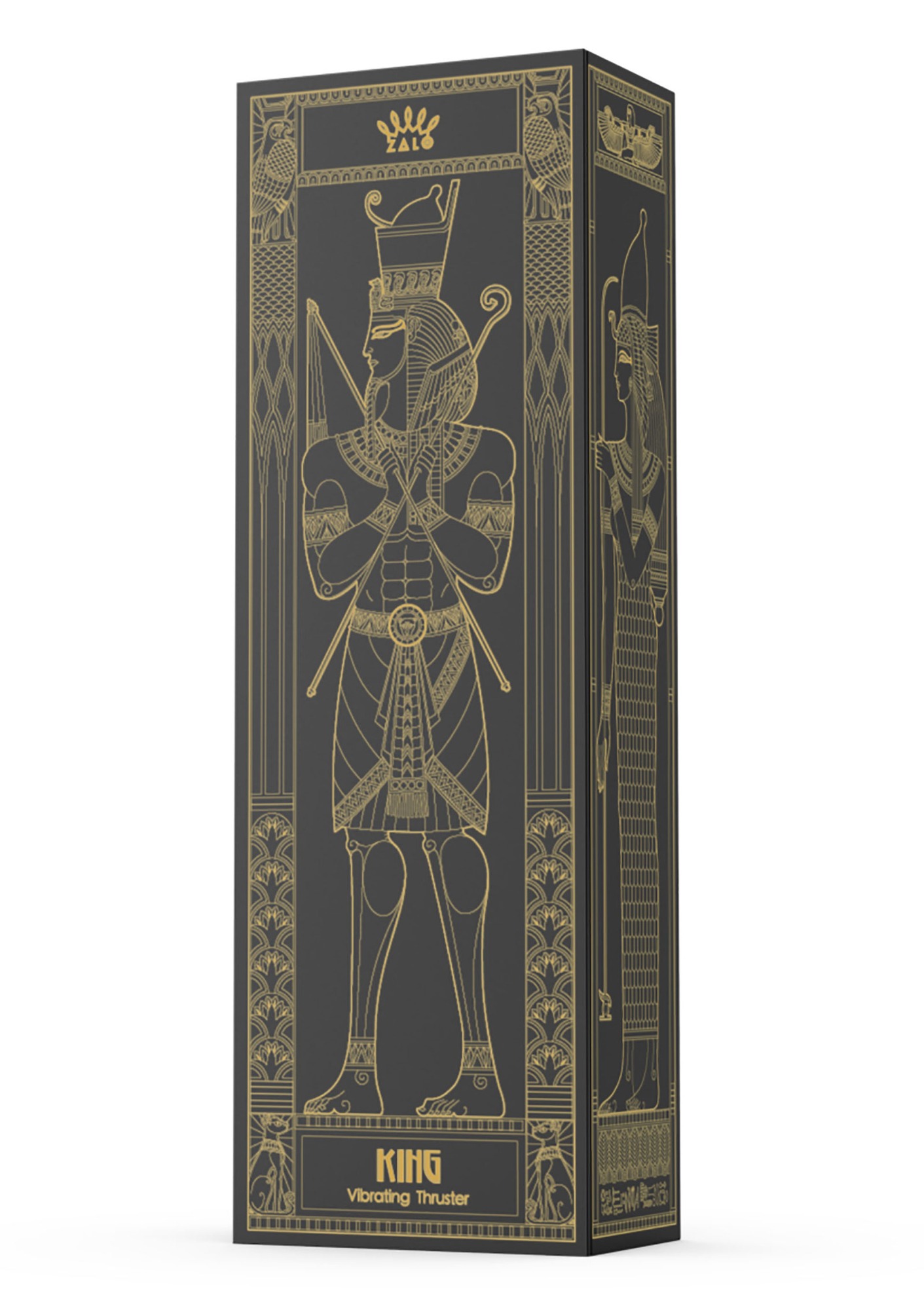 Vibrator King Thruster Bluetooth App Control Silicon Lichid Negru, #10, Erotic24.ro