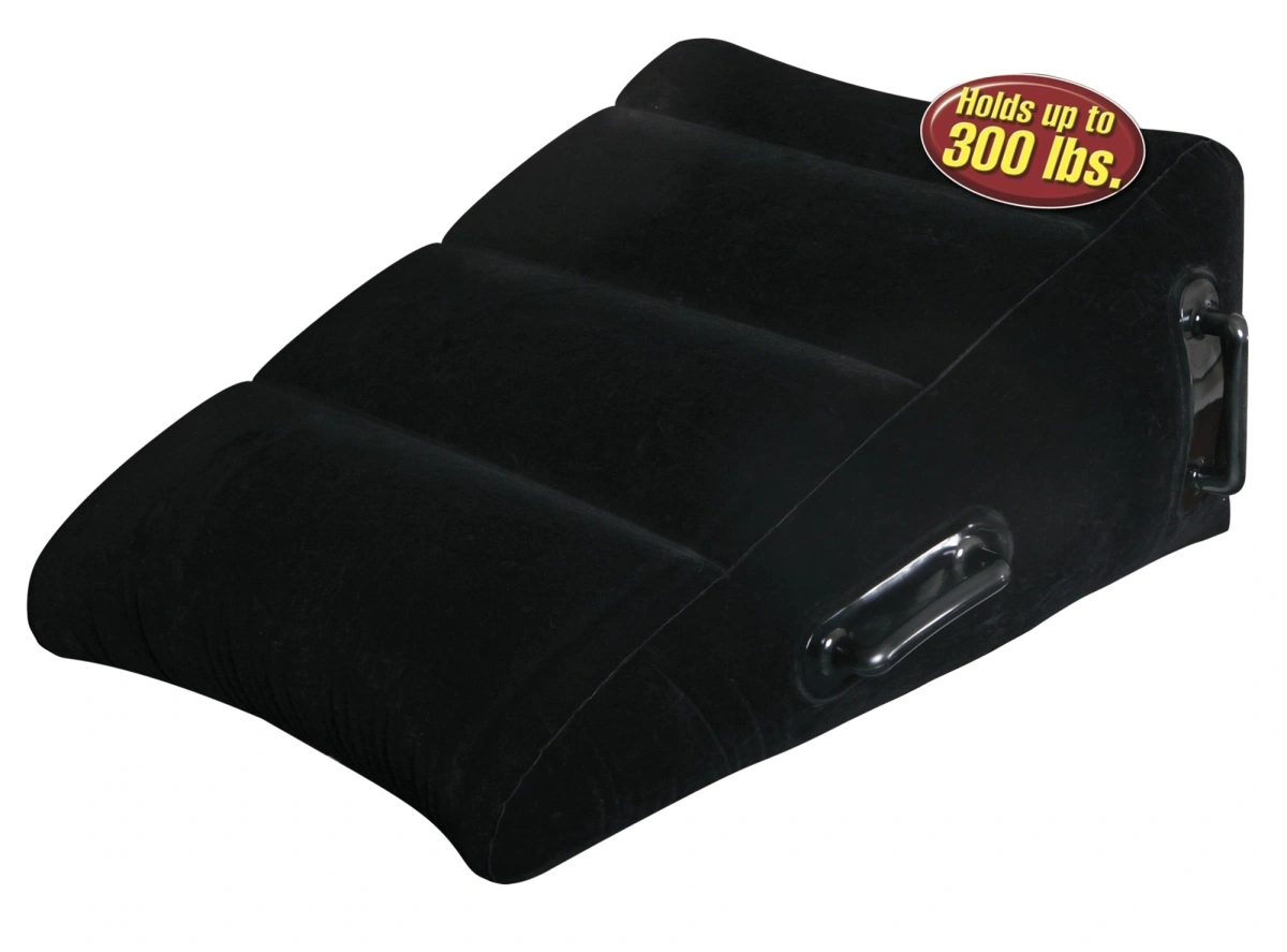 Perna Gonflabila Ultra Position Master pentru Pozitii Sexuale, PVC, Negru, #6, Erotic24.ro