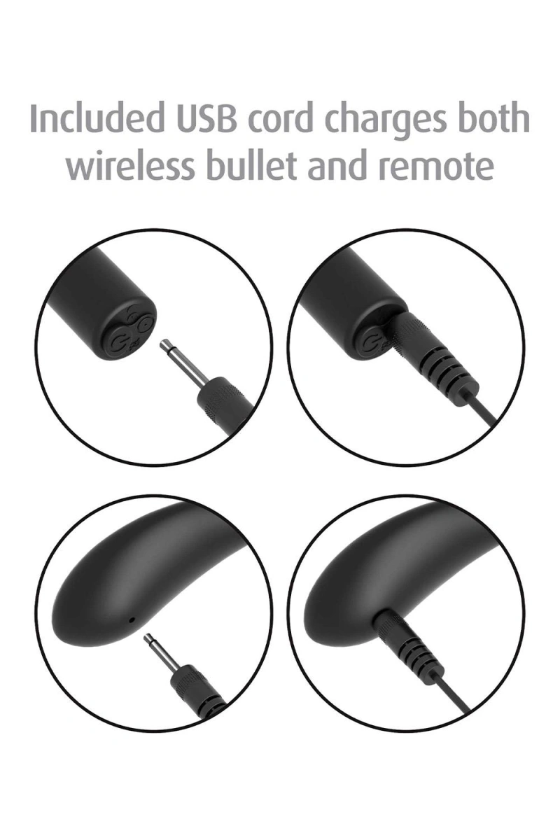 Set Bikini si Glont Vibrator cu Telecomanda Wireless, 10 Moduri, USB, Negru, Nr. 9, Erotic24.ro