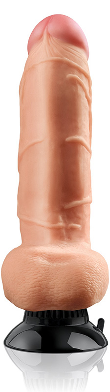 Vibrator REAL FEEL DELUXE No.5, Multispeed, TPR, Natural, 24.4 cm, #5, Erotic24.ro