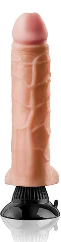 Vibrator REAL FEEL DELUXE No.6, Multispeed, TPR, Natural, 21 cm, #6, Erotic24.ro