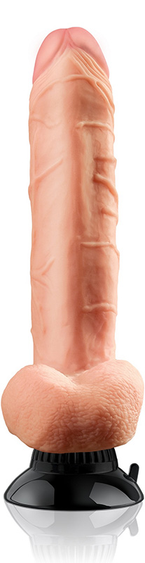 Vibrator REAL FEEL DELUXE No.7, Multispeed, TPR, Natural, 27.5 cm, #4, Erotic24.ro