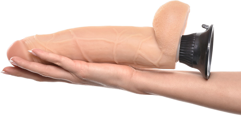 Vibrator REAL FEEL DELUXE No.7, Multispeed, TPR, Natural, 27.5 cm, #6, Erotic24.ro