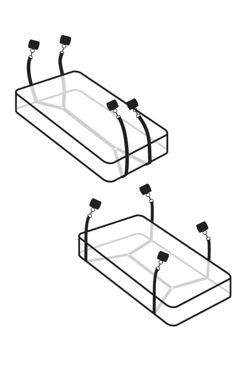 Sistem Catuse Wraparound Mattress Restraints, Nr. 5, Erotic24.ro