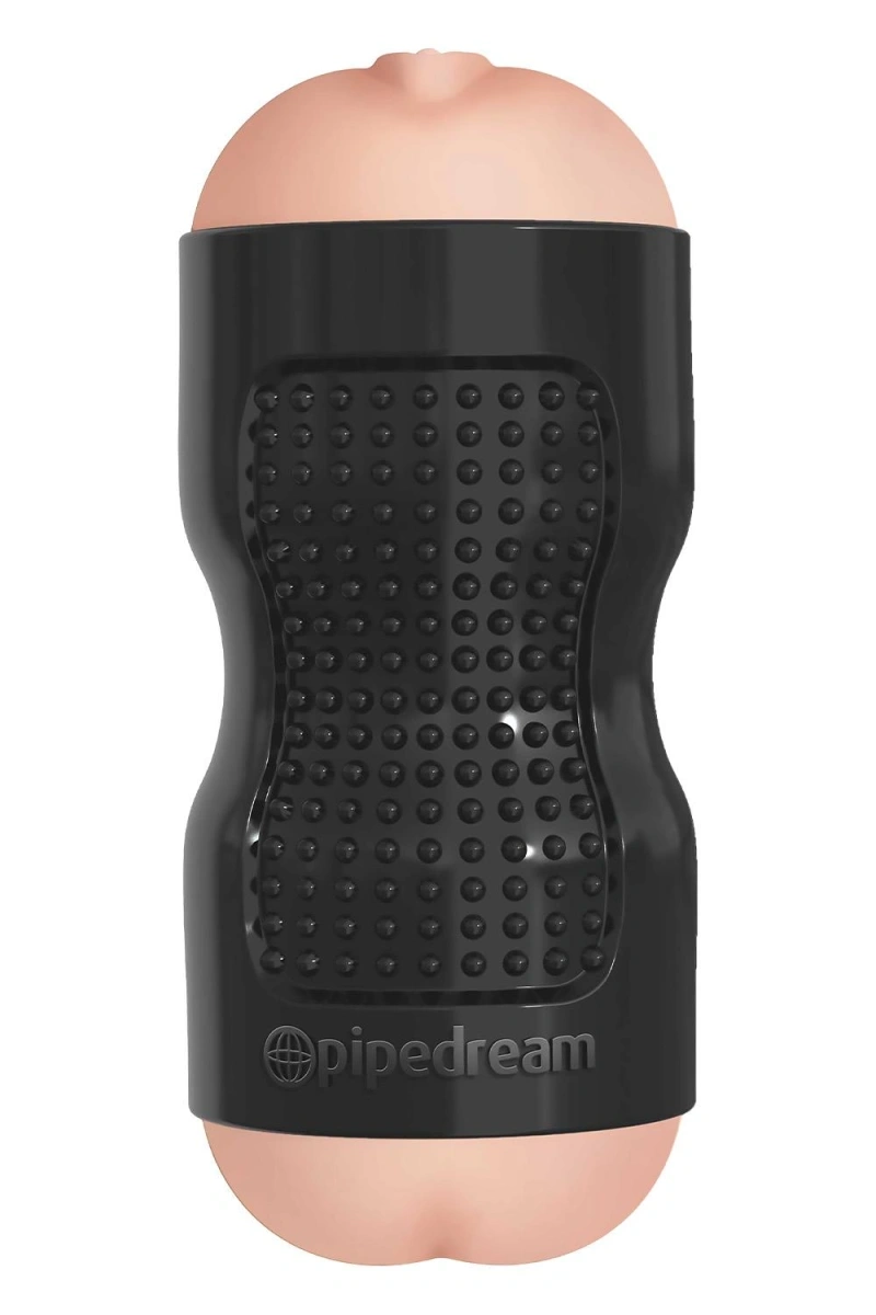 Masturbator Pussy&Ass Masturbator Dual-Density Squeezable, Natural, TPR, 15.2 cm, #3, Erotic24.ro