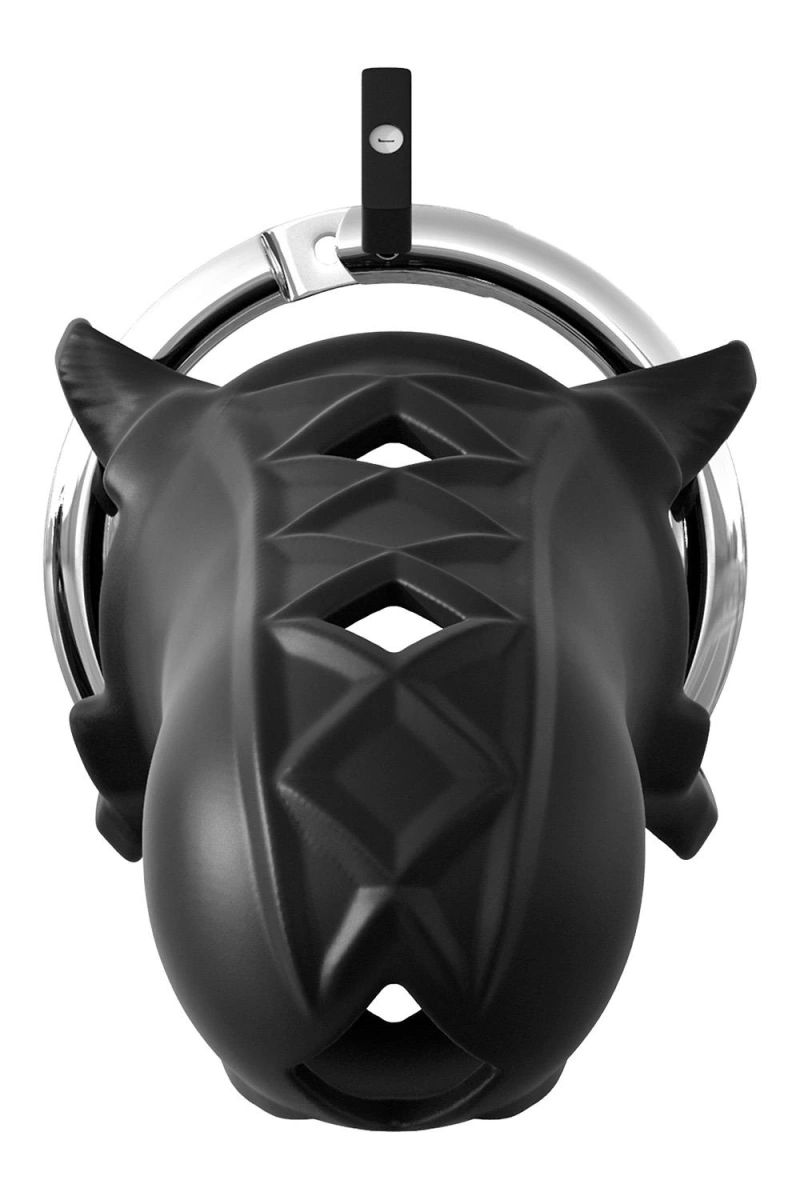 Cusca de Castitate Extreme Silicone Cock Blocker, Negru, #3, Erotic24.ro