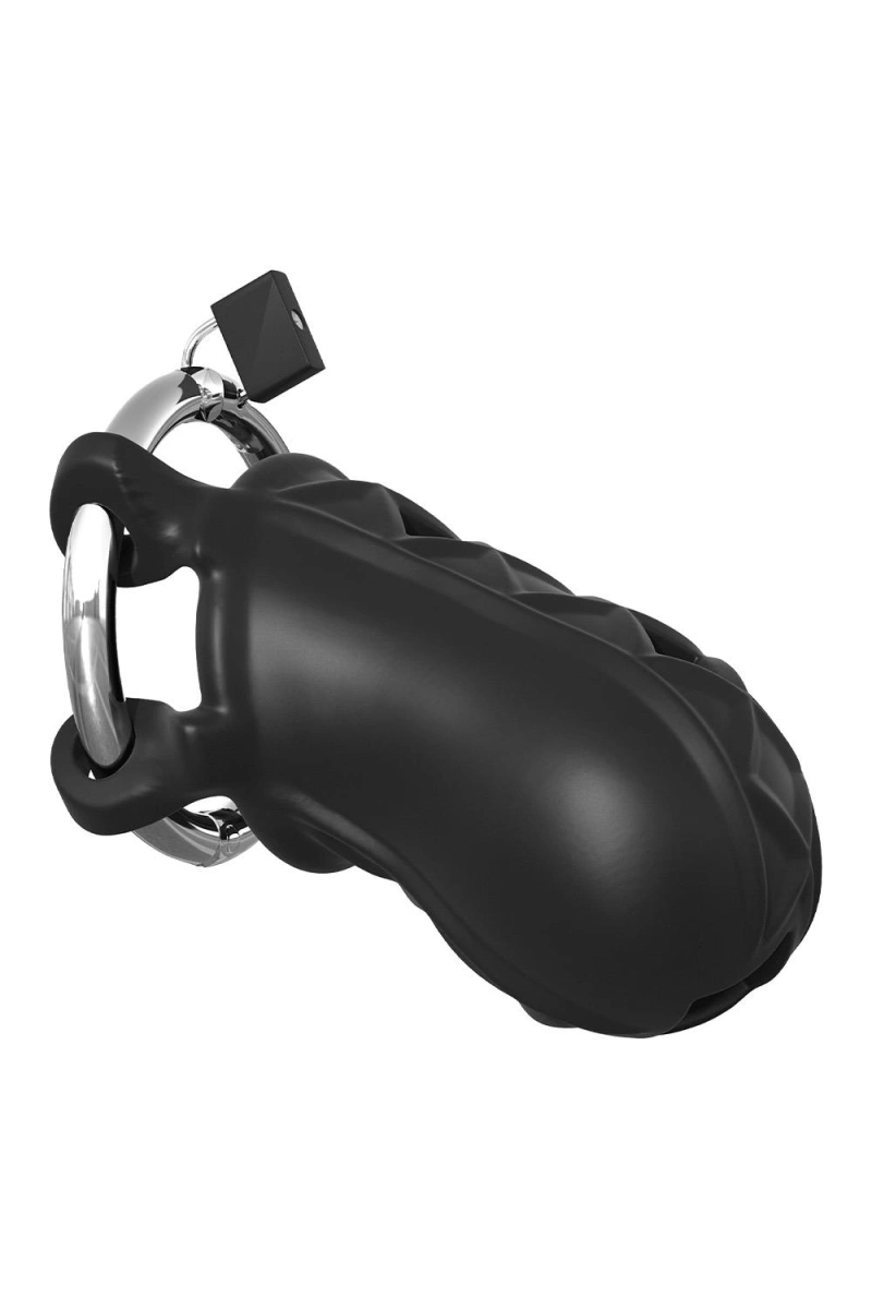 Cusca de Castitate Extreme Silicone Cock Blocker, Negru, #2, Erotic24.ro