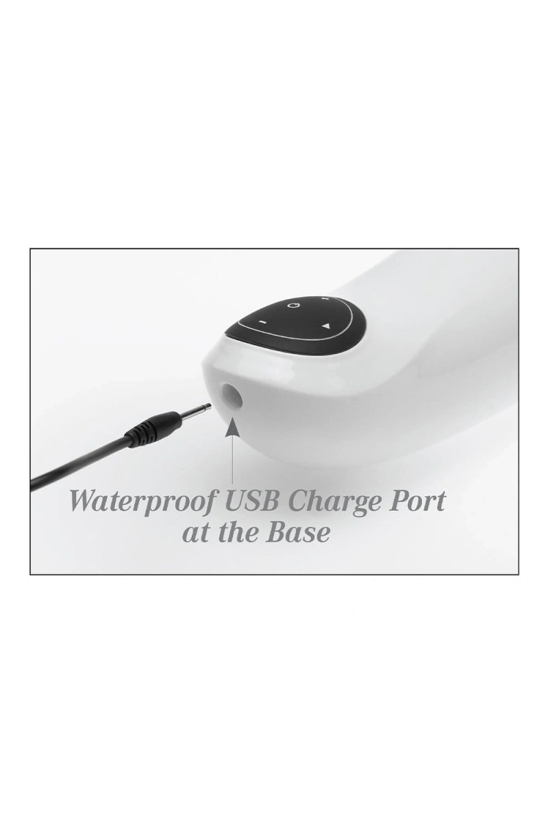 Masturbator Mega-Bator Pussy, Functii Rotatii, Impingere, Vibratii, USB, Alb, 34.5 cm, #9, Erotic24.ro
