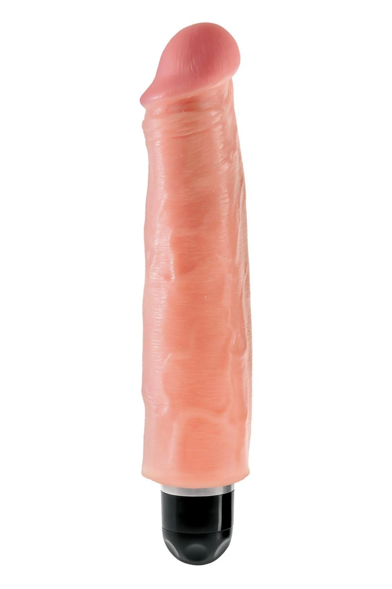 Vibrator Realist Multispeed Stiffy, PVC, Natural, 22 cm