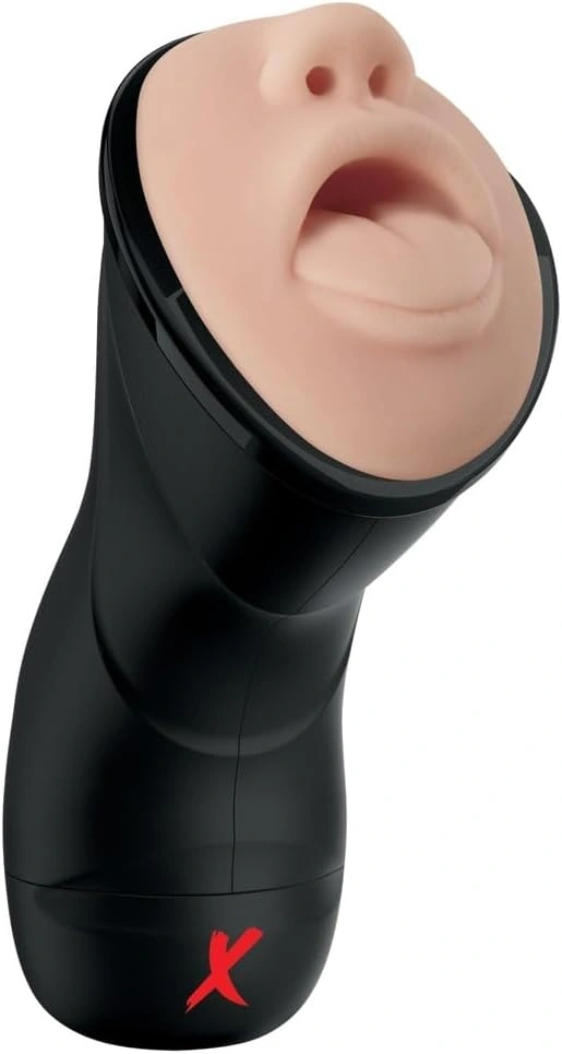 Masturbator Deep Throat Vibrating Stroker, Ultra Suction