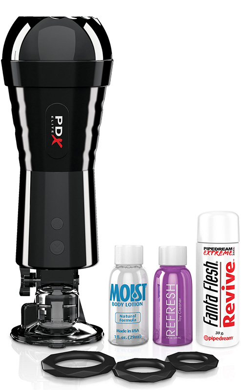 Masturbator PDX Elite Cock Compressor cu vibratii, #7, Erotic24.ro