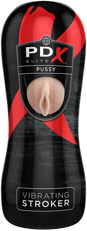 Masturbator Pipedream Pussy cu Vibratii, TPE, 16.5 cm, #2, Erotic24.ro