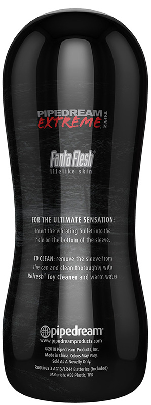 Masturbator Pipedream Pussy cu Vibratii, TPE, 16.5 cm, #3, Erotic24.ro